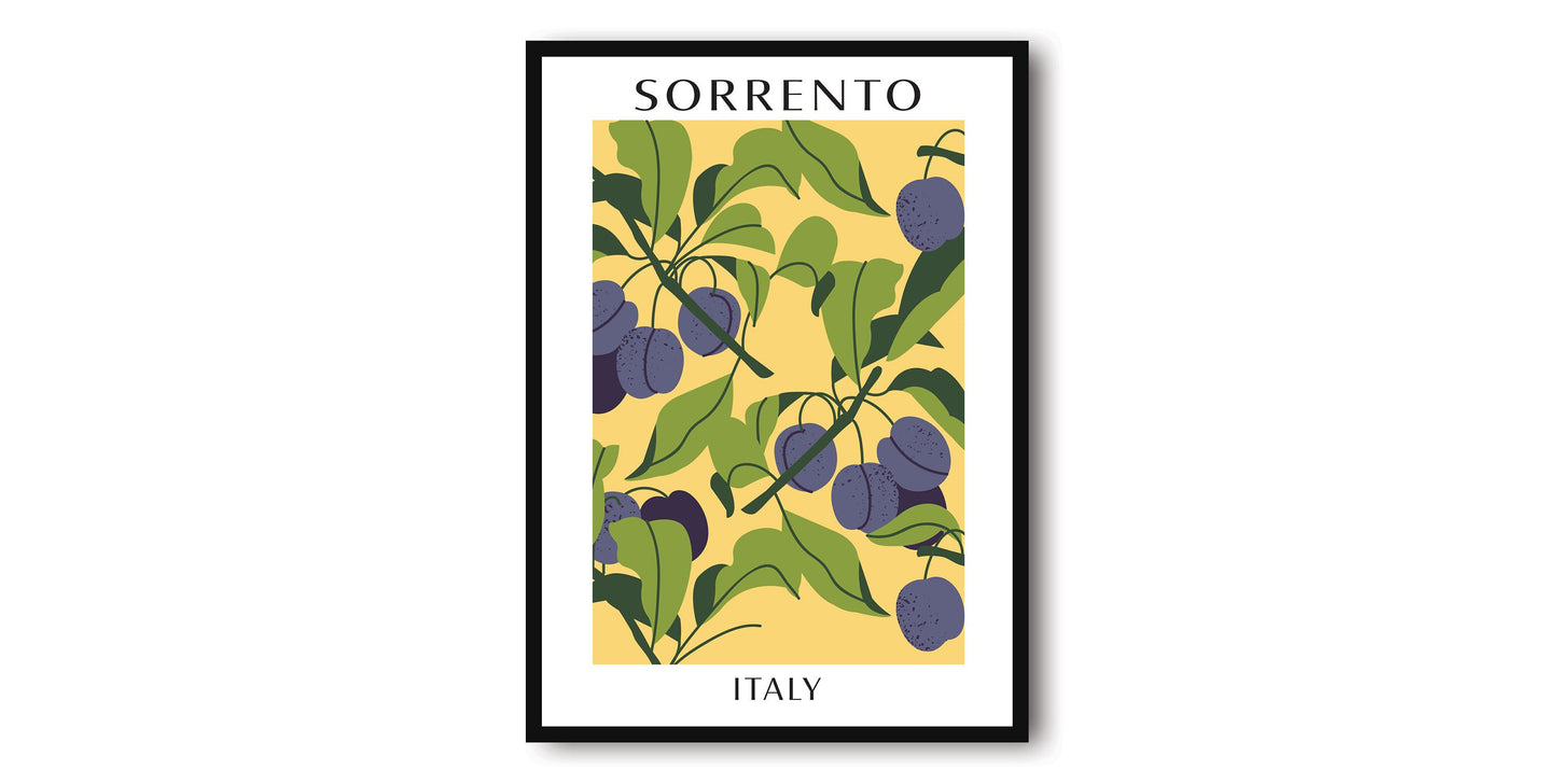 Sorrento Fruit Market Poster