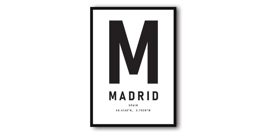 Madrid Travel Print