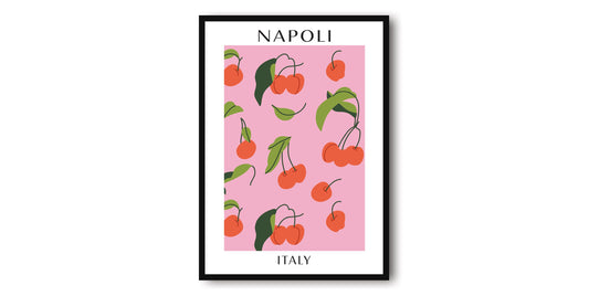 Naples Fruit Market Poster