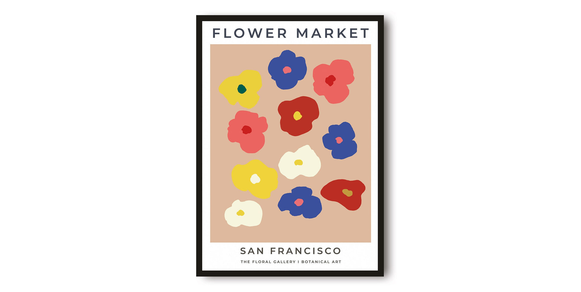 San Francisco Flower Market Poster
