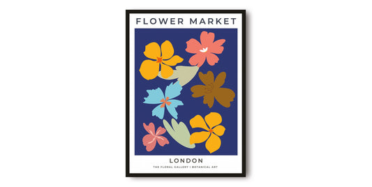 London Flower Market Print