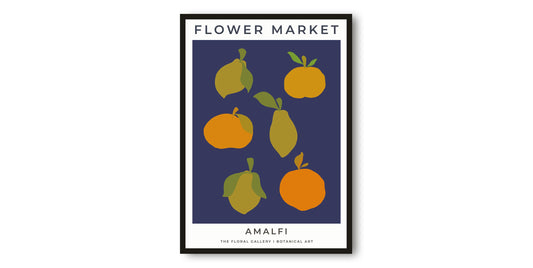 Amalfi Flower Market Poster