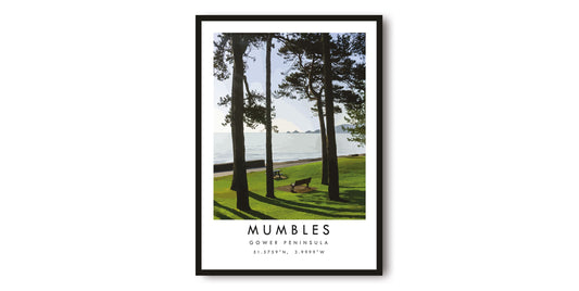 Mumbles Travel Print