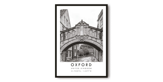 Oxford Travel Print