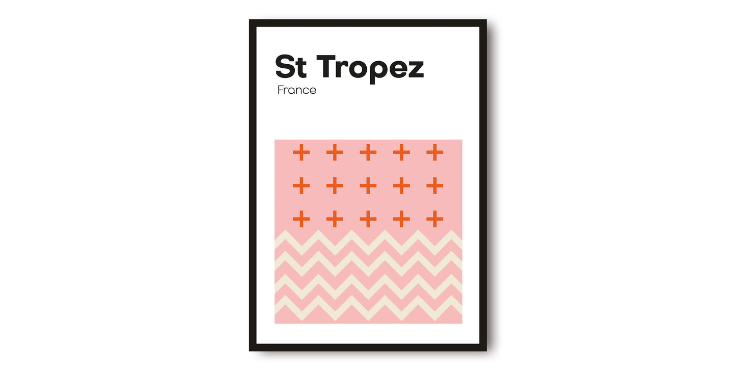 Saint Tropez Travel poster