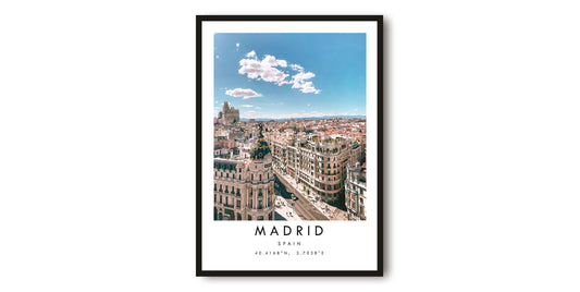 Madrid Travel Print