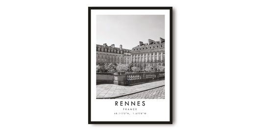 Rennes Travel Print