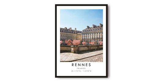 Rennes Travel Print